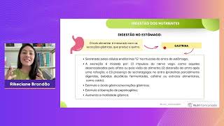 AULA NUTRIÇÃO BÁSICA Digestão absorção e transporte de nutrientes  NUTRIÇÃO [upl. by Aciraj237]