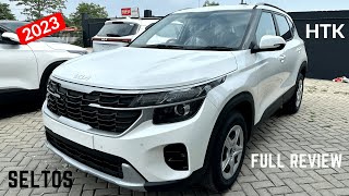 2023 Kia Seltos HTK Base Model  Price Features Interiors  Kia Seltos HTK 2023 Review New Seltos [upl. by Shell]