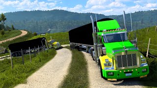 ¡LOMAS PELIGROSAS COLOMBIA KENWORTH T800  American Truck Simulator [upl. by Vandyke44]