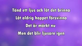 Tänd ett ljus karaoke  lyrics [upl. by Arakal428]