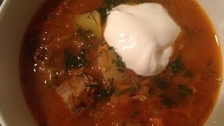 Shchi  Russian Sauerkraut Soup [upl. by Nerahs]