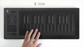 ROLI Seaboard RISE 25Key USB Keyboard Controller  5D Touch  Full Compass [upl. by Sharon129]