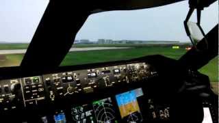 B787 Dreamliner cockpit tour  simulator [upl. by Nashbar273]