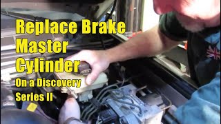 Atlantic British Presents Replace Brake Master Cylinder on Discovery Series II [upl. by Arah]