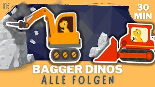 Bagger Dinos ⭐ Alle Folgen  Kindervideos  Kinderfilme  telekids [upl. by Kcirdneked]