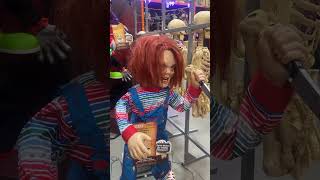 Chucky Animatronic homedepot homedepothalloween2024 halloween halloweenanimatronics childsplay [upl. by Zorina]