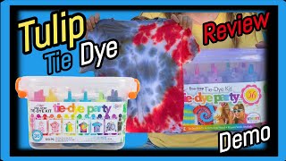 Tulip OneStep TieDye Party Kit Review amp Demonstration [upl. by Fulmer]