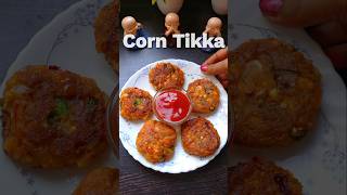 Sweet Corn Tikka  Corn Cutlet Tikki Cutlet SweetCorn shorts recipe [upl. by Ertnod366]