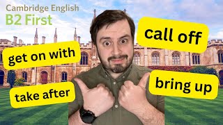 FCE Phrasal Verbs  Cambridge B2 First [upl. by Misak]