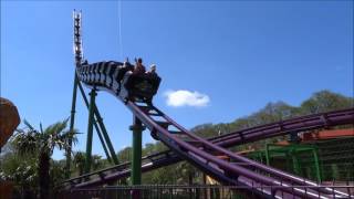 Velociraptor at Paultons Park Lost Kingdom [upl. by Ahsiemak]