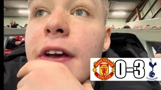 TEN HAGS LAST HOME GAME  😡 Man United 03 Tottenham Hotspur  Match Day Vlog [upl. by Simon]