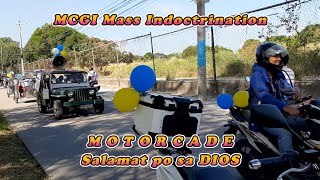 MCGI MASS INDOCTRINATION Motorcade mcgi togodbetheglory [upl. by Ataliah547]