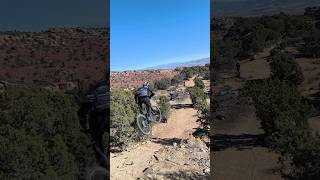 Some big drops in Richfield Ut today while mountain biking mountainbike [upl. by Ordnas]