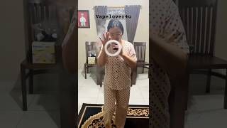 Big ringer vape smoke trick vape girl 2025 hookahbar howto trendingsong viral2024 shorts [upl. by Bekki]