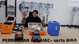 PERBEDAAN MESIN SPLICER GLOBAL AI9 AI6 plus serta AI6A [upl. by Lebana]