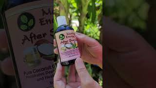 How to Heal Sunburns Naturally with Moringa Oil Coconut Aloe Vera Sun Spots UV Damage Face DIY [upl. by Dilan]