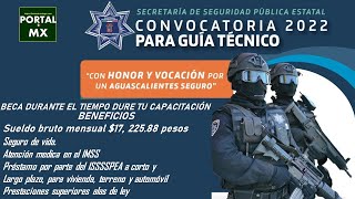 🟡 CONVOCATORIA 20222023 Policía Estatal GUÍA TÉCNICO integrate ✅ Secretaría de Seguridad Pública [upl. by Novaelc]