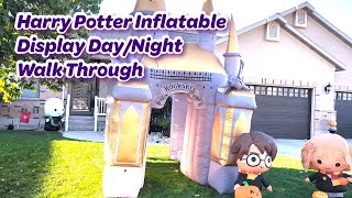 Harry Potter Inflatable Display DayNight Walk Through [upl. by Charissa]