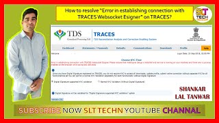 Error in establishing connection with TRACES Websocket Esigner setup on Google Chrome browser [upl. by Eiuqram]