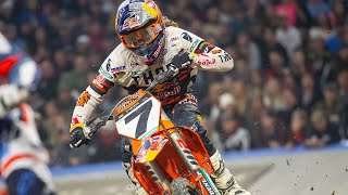 Supercross Round 10 450SX Highlights  Detroit MI Ford Field  Mar 18 2023 [upl. by Nagap]