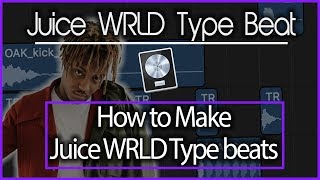 How to Make Juice WRLD Type Beats  2018 Logic Pro X Tutorial [upl. by Gaudet]