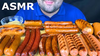 ASMR Sausage Party Mukbang  Eating Grilled Sausages Eating Sounds 대왕 소시지 먹방 No Talking [upl. by Payne602]