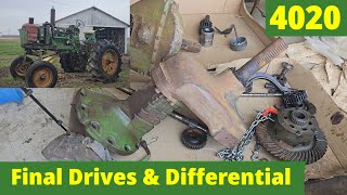 John Deere 4020 HiCrop Final Drive and Differential Disassembly [upl. by Sim]