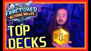 TOP 5 BEST DECKS in Alterac Valley Learn how to climb to LEGEND EASILY  Hearthstone [upl. by Geller93]