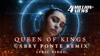 Alessandra  Queen of Kings Gabry Ponte Remix Official Lyric Video [upl. by Schlicher]