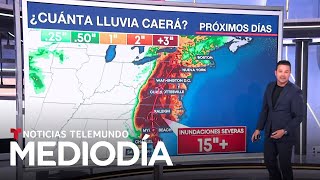 Debby cobra fuerza y en días los trópicos estarán hiperactivos  Noticias Telemundo [upl. by Brackely]