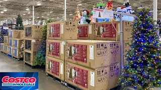 COSTCO CHRISTMAS TREES CHRISTMAS DECORATIONS CHRISTMAS DECOR SHOP WITH ME SHOPPING STORE WALKTHROUGH [upl. by Ollehto]