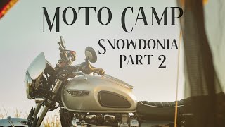 Solo Motorcycle Camping in Snowdonia Part 2 [upl. by Cutcliffe]