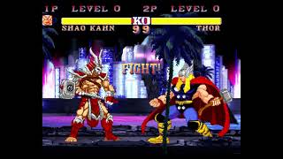 BEST MUGEN FIGHTS SHAO KAHN vs THOR [upl. by Keen]