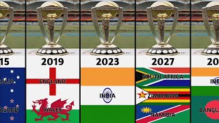 Cricket World Cup Host Countries  ICC World Cup Host Country List  Upcoming Cricket World Cup Host [upl. by Reahard]