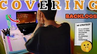 FIGHTING🔥WITH MY BACKLOGS 😰STRATEGY  how to clear BACKLOGS jee2025  11th graded studyvlog [upl. by Gottfried422]