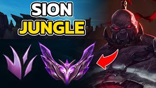 SION JUNGLE MASTER GAMEPLAY LOL OFFMETA BUILDGUIDE HOW TO PLAY SION JUNGLE [upl. by Sivat]