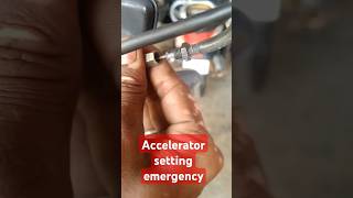 accelerator setting emergency time part 2bike mechanic lifetrendingautomobiles [upl. by Aitnom]