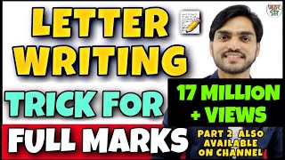 Letter Writing in English Trick  Letter Writing  Letter Writing in HindiEnglish FormatCBSE 1012 [upl. by Tamarra128]