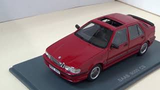 Saab CS Aero 1995 NEO model car 紳寳 模型車 143 scale [upl. by Simon]