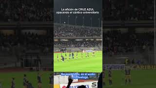 La afición de cruzazul opacando el himno Pumas UNAM SOMOS LOCALES OTRA VEZ ligamx futbol [upl. by Klarrisa585]