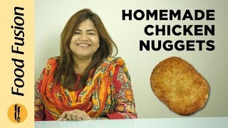 Homemade Chicken Nuggets Recipe By Food Fusion Detailed [upl. by Shing]