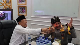 Duet Viral Kapolres serang Bersama Ustad Akri Patrio [upl. by Skees]