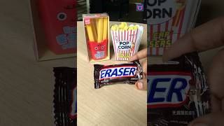 Unique stationery items shorts shortsvideo stationery useful eraser unboxing [upl. by Ybloc]