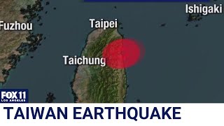 Earthquake rocks Taiwan Sets off Tsunami warnings for nearby Japanese islands [upl. by Anawait]