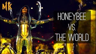 HONEYBEE USES ONLY DVORAH IN MK11 RANKED HoneyBee vs the World [upl. by Annecorinne]