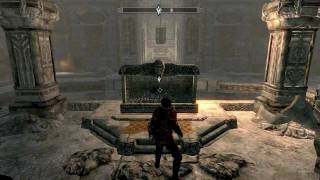 Skyrim how to duplicate the writing on calcelmos stone [upl. by Cousins]