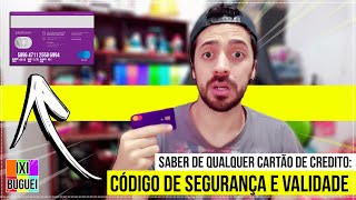 Qual é o Código de Segurança e Validade do Cartão de crédito  Onde fica Como saber [upl. by Kcirttap]