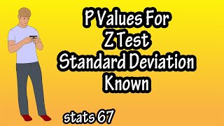 P Value For A Z Test Standard Deviation Known  Hypothesis Testing Using A P Value Explained [upl. by Nonez]