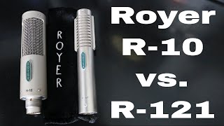 Royer R10 vs R121 Quick Comparison Demo Video by Shawn Tubbs [upl. by Clayberg]