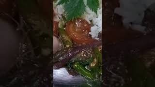 makan menu nya ikan asin lalapan daun sup dan daun salad [upl. by Nadnal]